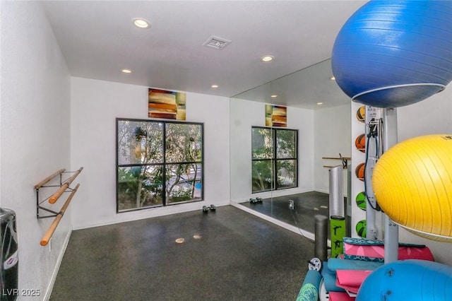 6923 Emerald Springs Ln, Las Vegas, NV 89113 - workout room with recessed lighting
