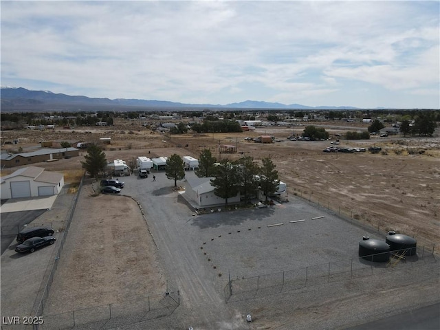4861 Pahrump Valley Blvd, Pahrump, NV 89048 - bird's eye view featuring a mountain view