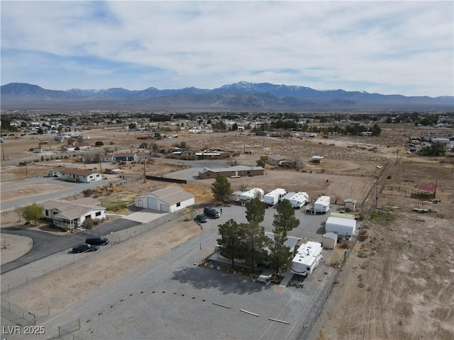 4861 Pahrump Valley Blvd, Pahrump, NV 89048 - bird's eye view with a mountain view