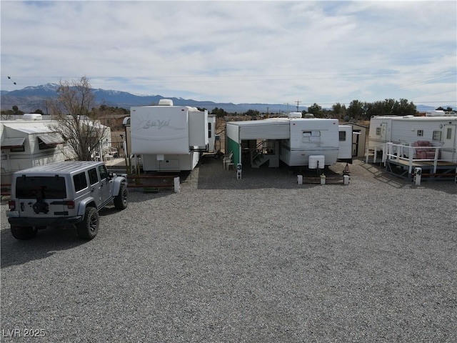 4861 Pahrump Valley Blvd, Pahrump, NV 89048 - view of vehicle parking featuring a mountain view