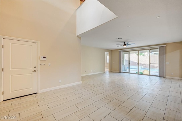 1004 Bluebird Ridge Ct, North Las Vegas, NV 89084 - unfurnished room featuring a ceiling fan and baseboards