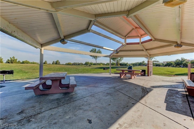 1004 Bluebird Ridge Ct, North Las Vegas, NV 89084 - view of patio / terrace with a gazebo