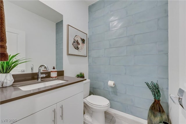 1609 Dream Canyon Ave, North Las Vegas, NV 89084 - bathroom with vanity and toilet