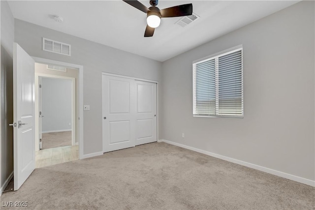 1609 Dream Canyon Ave, North Las Vegas, NV 89084 - unfurnished bedroom featuring baseboards, visible vents, and carpet floors