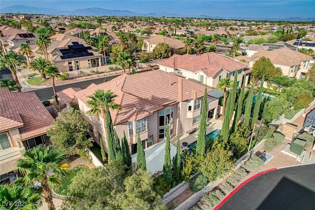 drone / aerial view featuring a residential view