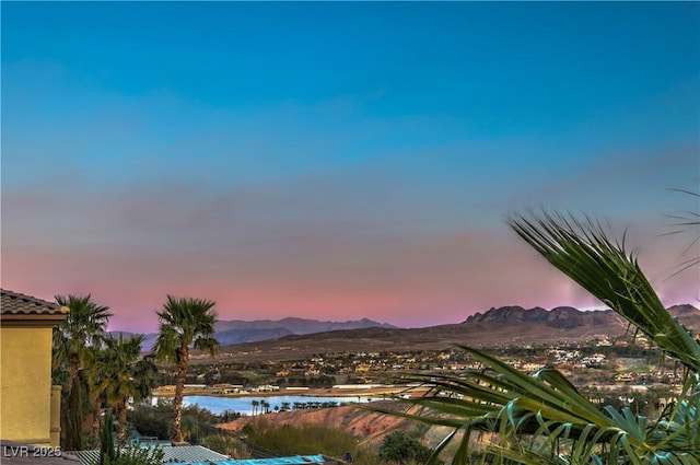79 Rezzonico Dr, Henderson, NV 89011 - view of mountain backdrop with a nearby body of water