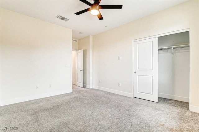 9993 Birch Knoll Ave, Las Vegas, NV 89166 - unfurnished bedroom with carpet, baseboards, a closet, and a ceiling fan