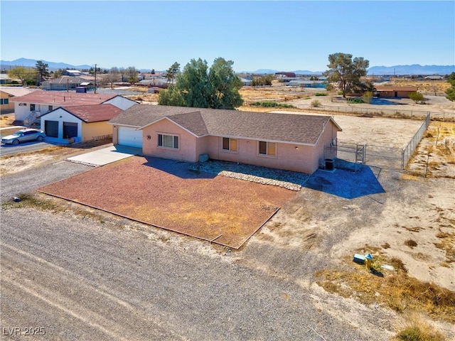 2831 Goldrush St, Pahrump, NV 89048 - bird's eye view with a mountain view