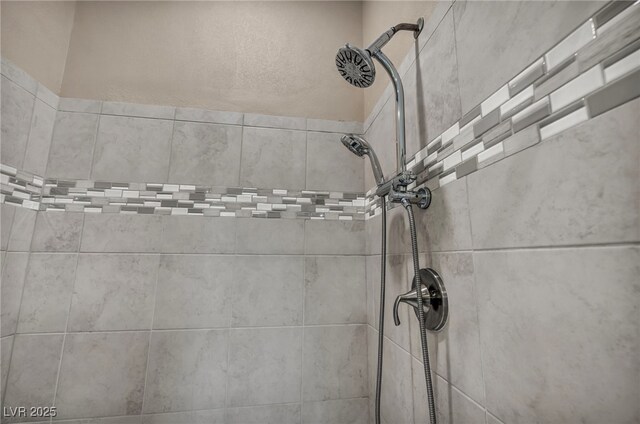 10348 Bressana Dr, Las Vegas, NV 89135 - bathroom view of a tile shower