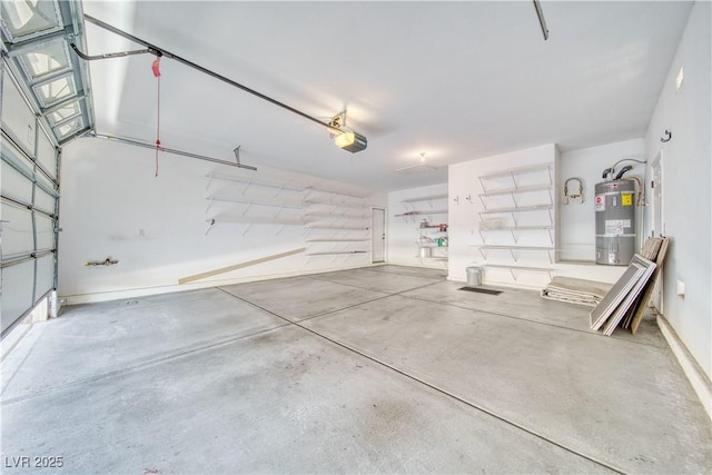 3891 Sedgwick, Pahrump, NV 89061 - garage with water heater and a garage door opener