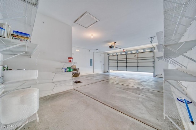 3891 Sedgwick, Pahrump, NV 89061 - garage featuring electric panel and a garage door opener