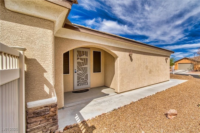 3891 Sedgwick, Pahrump, NV 89061 - entrance to property featuring stucco siding