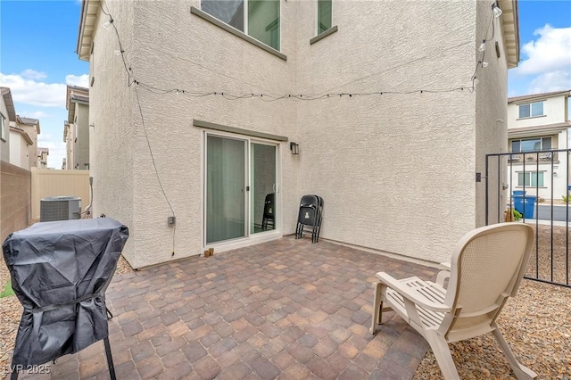 6952 Crimson Shadow St, North Las Vegas, NV 89086 - view of patio featuring central air condition unit and grilling area