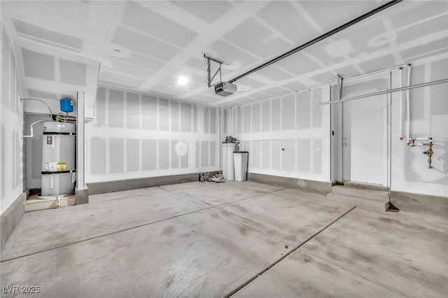6952 Crimson Shadow St, North Las Vegas, NV 89086 - garage featuring water heater and a garage door opener