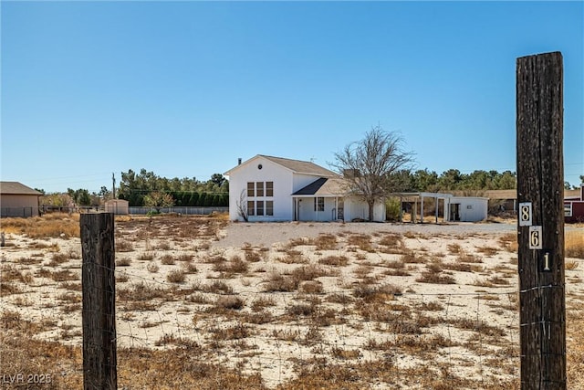 861 Mcmurray Dr, Pahrump, NV 89060 - exterior space with fence