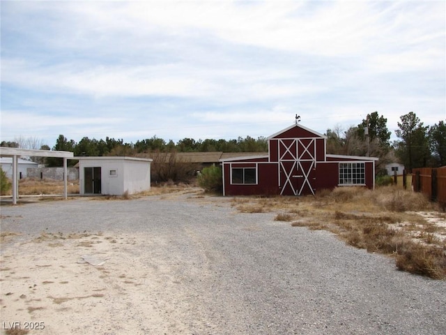 861 Mcmurray Dr, Pahrump, NV 89060 - view of outbuilding featuring an outdoor structure