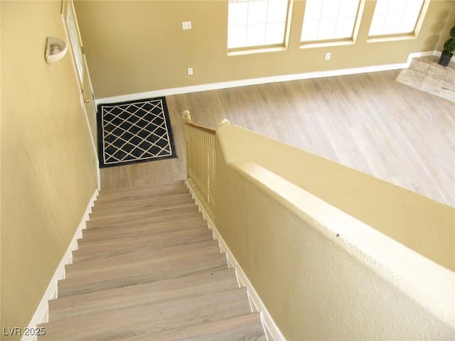 861 Mcmurray Dr, Pahrump, NV 89060 - stairs with wood finished floors