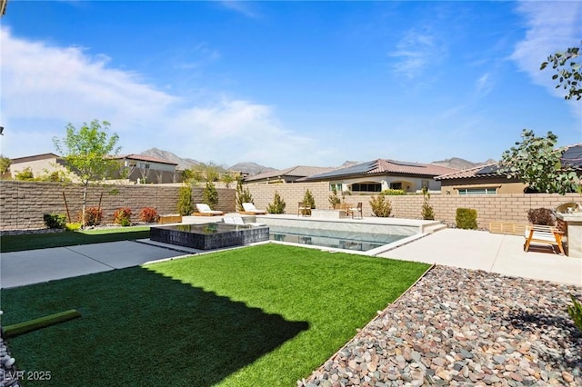 11834 Albissola Ave, Las Vegas, NV 89138 - view of yard with a fenced backyard and a patio area