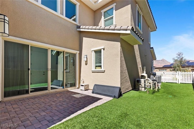 11834 Albissola Ave, Las Vegas, NV 89138 - exterior space with central air condition unit and fence