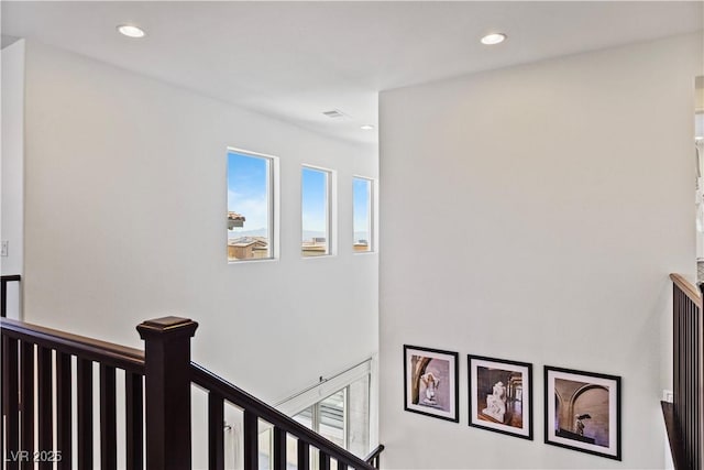 11834 Albissola Ave, Las Vegas, NV 89138 - staircase with visible vents and recessed lighting
