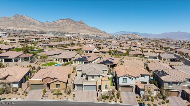 11834 Albissola Ave, Las Vegas, NV 89138 - birds eye view of property with a mountain view and a residential view