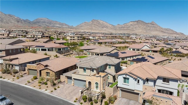 11834 Albissola Ave, Las Vegas, NV 89138 - birds eye view of property featuring a residential view and a mountain view
