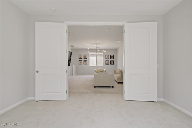8564 Scalpay St, Las Vegas, NV 89166 - living room with light colored carpet and baseboards