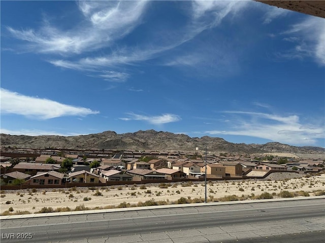 mountain view featuring a residential view