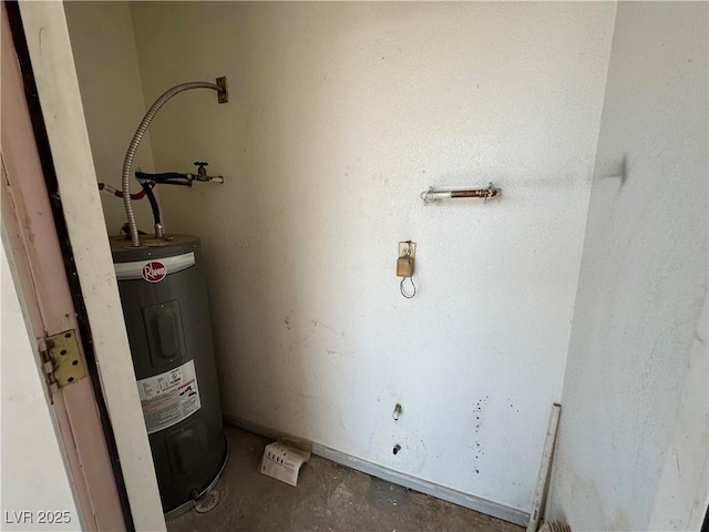 utilities featuring electric water heater