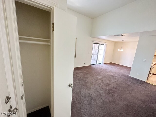 closet featuring visible vents