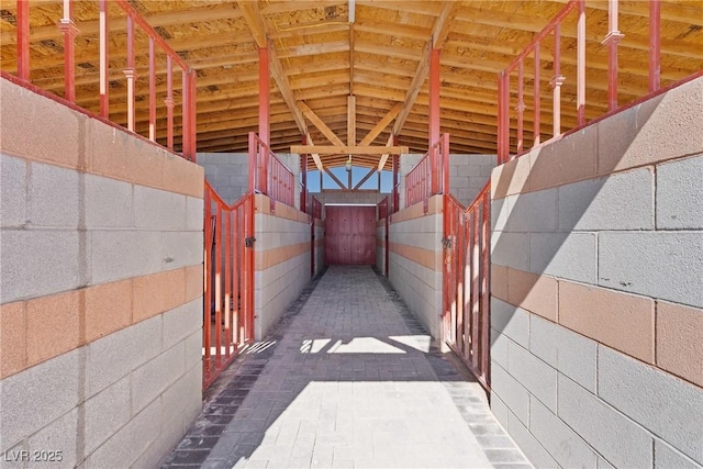 view of stable