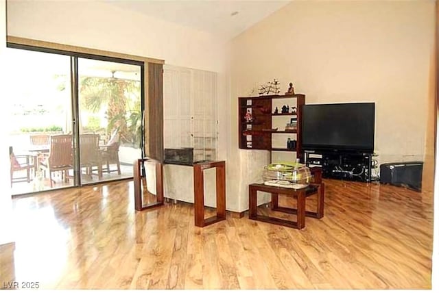 2569 Malabar Ave, Las Vegas, NV 89121 - living area with wood finished floors