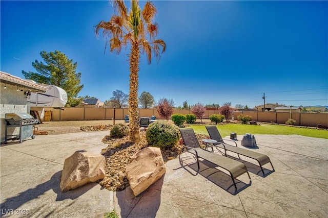 1131 China St, Pahrump, NV 89048 - view of patio featuring grilling area