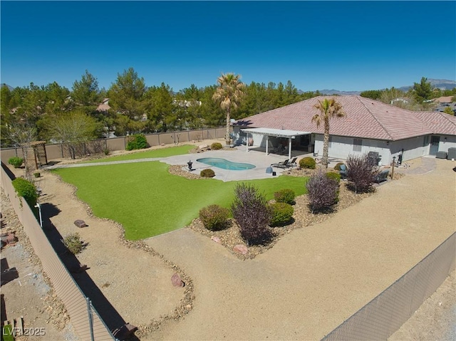1131 China St, Pahrump, NV 89048 - view of pool with a patio area