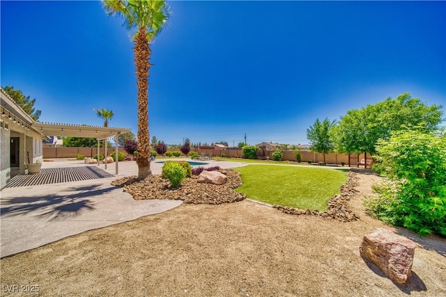 1131 China St, Pahrump, NV 89048 - view of yard featuring a patio