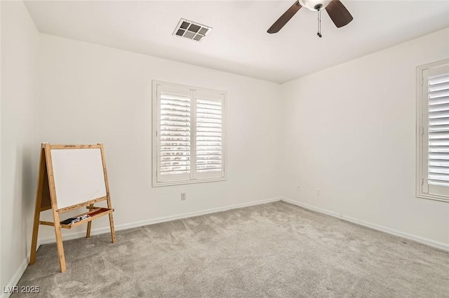 8515 Belcastro St, Las Vegas, NV 89113 - unfurnished room with carpet floors, plenty of natural light, a ceiling fan, and baseboards