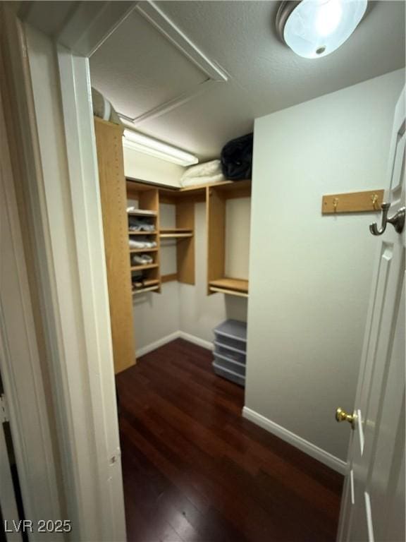 2796 Cape Hope Way, Las Vegas, NV 89121 - spacious closet with dark wood-style floors