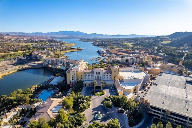 30 Strada Di Villaggio 409, Henderson, NV 89011 - birds eye view of property featuring a water and mountain view
