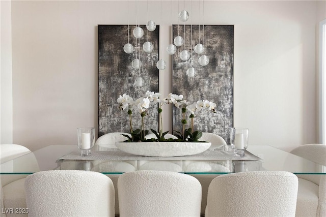 view of dining area