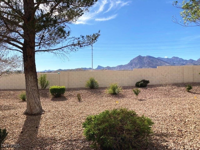 view of mountain feature