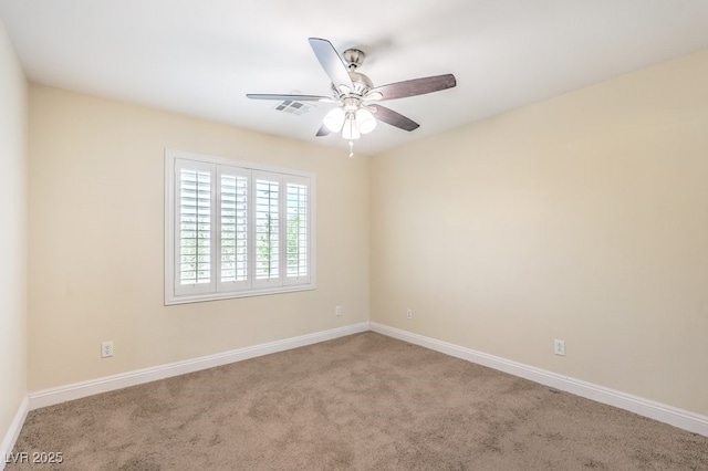 8429 Brackenfield Ave, Las Vegas, NV 89178 - carpeted spare room featuring ceiling fan and baseboards