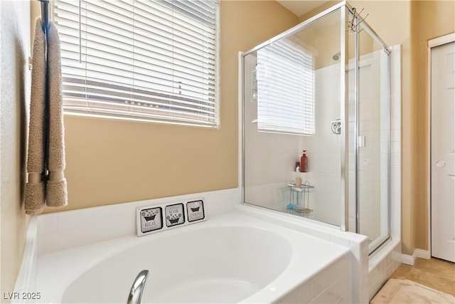 2612 Tullamore Creek Ln, Laughlin, NV 89029 - full bath with a garden tub and a stall shower