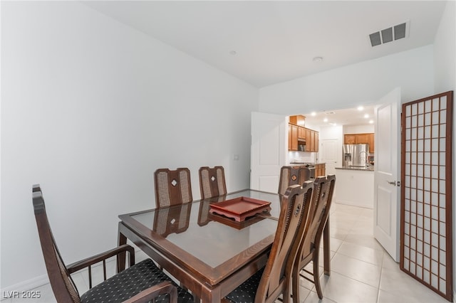 10216 Chrysolite Pl, Las Vegas, NV 89143 - dining room with light tile patterned floors