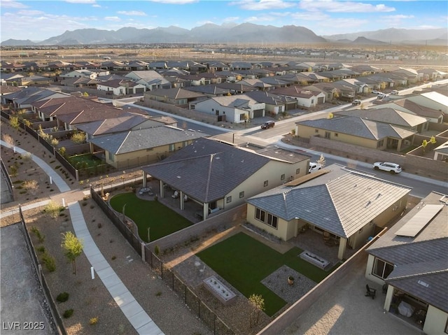 10216 Chrysolite Pl, Las Vegas, NV 89143 - aerial view of residential area featuring a mountain backdrop