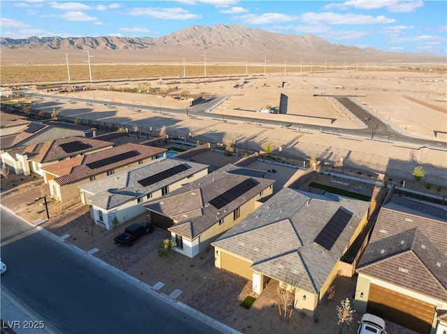 10216 Chrysolite Pl, Las Vegas, NV 89143 - aerial view of mountains and a desert landscape