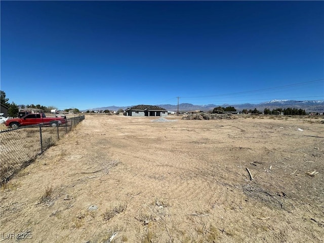 331 Huracan St, Pahrump, NV 89048 - view of yard with fence