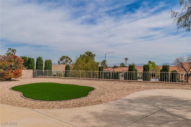 surrounding community with fence