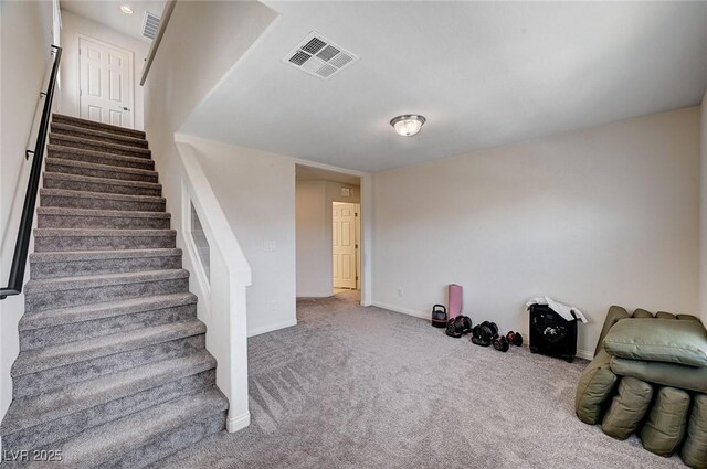 6516 Austin Hope Ave, Las Vegas, NV 89118 - stairway featuring carpet and baseboards