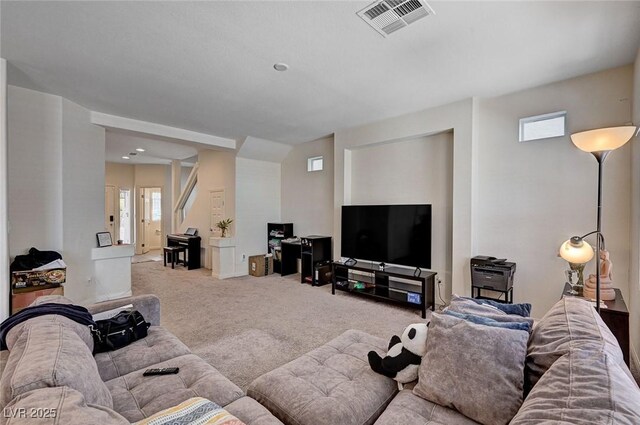 6516 Austin Hope Ave, Las Vegas, NV 89118 - carpeted living area featuring plenty of natural light