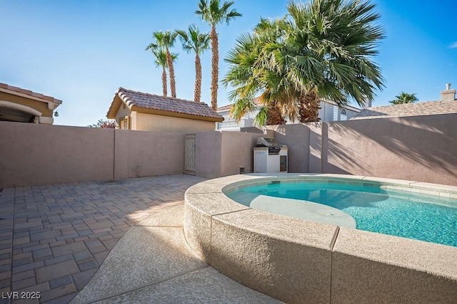 506 Staghorn Pass Ave, Las Vegas, NV 89183 - view of swimming pool with a patio area